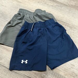 Under Armour Blue and Gray Shorts Duo